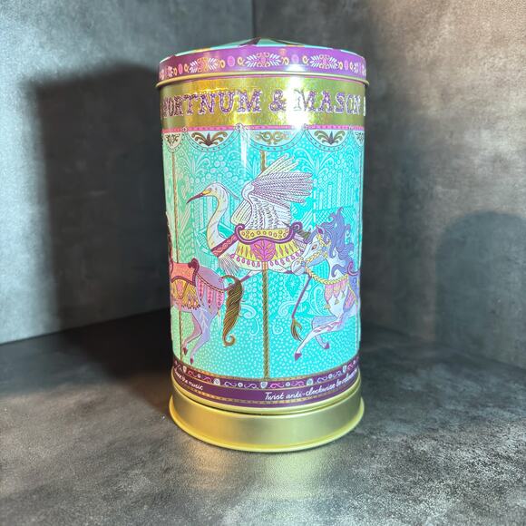 Fortnum & Mason The Magnificent Mini Musical Merry-Go-Round Tin - Empty - Picture 1 of 6